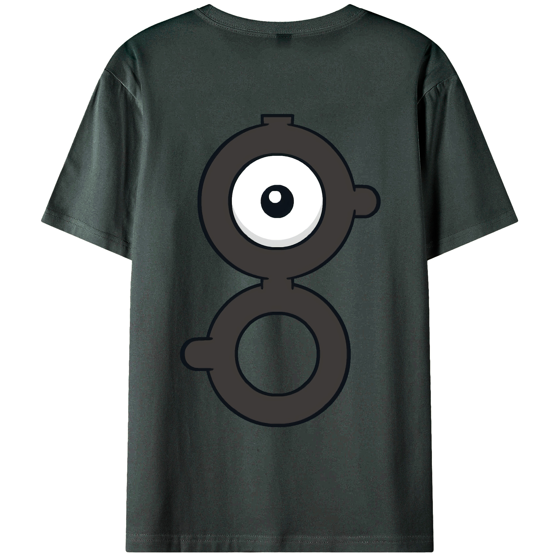 （画像用） ポケットモンスター Pokémon 綿100％ メンズ半袖Tシャツ（バックプリント） 通気性